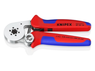 Produktbild 2 Knipex 97 55 14 SB Aderendhuelsen Presszange 0 08 10qmm