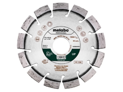 Produktbild Metabowerke UP 628558000 Diamanttrennscheibe 115x22 23mm