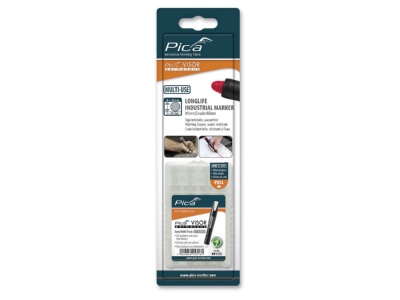 Detailansicht 3 Pica Marker 991 52  VE4  VISOR Ersatzminen permanent  weiss 991 52  Inhalt  4 