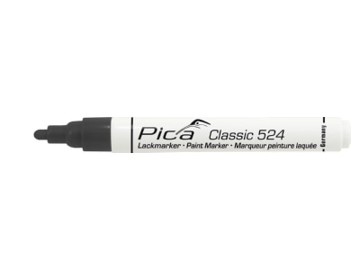 Detailansicht Pica Marker 524 46 Lack  Industriemarker schwarz
