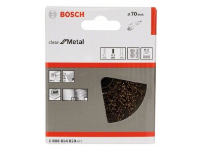 Product image 2 Bosch 1608614020 Cup brush corrugated brass M14