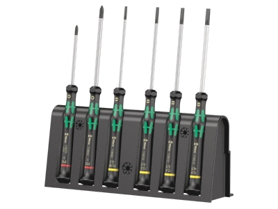 Produktbild 1 Wera 118152 Schraubendreher Micro Satz 6 teilig