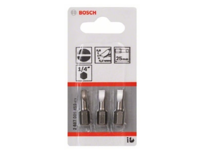 Produktbild 2 Bosch Power Tools 2607001459 Schrauberbit S 0 6x4 5 25mm VE3
