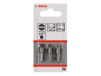 Produktbild 2 Bosch Power Tools 2607001468 Schrauberbit S 1 2x8 0 25mm VE3