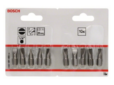 Produktbild 2 Bosch Power Tools 2607001469 Schrauberbit S 1 2x8 0 25mm VE10