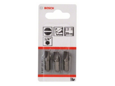 Produktbild 2 Bosch Power Tools 2607001471 Schrauberbit S 1 6x8 0 25mm VE3
