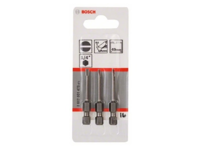 Produktbild 1 Bosch Power Tools 2607001473 Schrauberbit S 0 5x3 0 49mm VE3