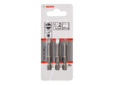 Produktbild 2 Bosch Power Tools 2607001481 Schrauberbit S 1 0x5 5 49mm VE3
