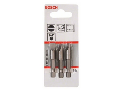 Produktbild 2 Bosch Power Tools 2607001485 Schrauberbit S 1 2x8 9 49mm VE3