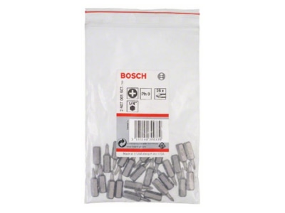 Produktbild 2 Bosch Power Tools 2607001507 Schrauberbit PH 0 25mm VE25