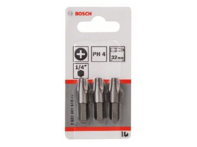 Produktbild 1 Bosch Power Tools 2607001518 Schrauberbit PH 4  32 mm VE3