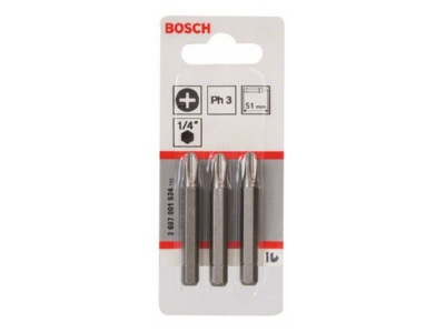 Produktbild 2 Bosch Power Tools 2607001524 Schrauberbit PH 3 51mm VE3