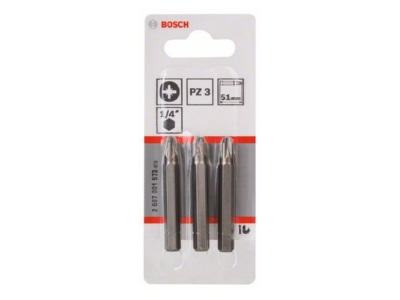 Produktbild 2 Bosch Power Tools 2607001573 Schrauberbit PZ 3 51mm VE3