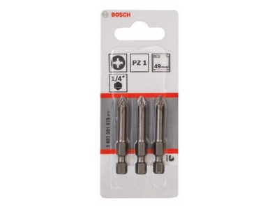 Produktbild 2 Bosch Power Tools 2607001575 Schrauberbit PZ 1 49mm VE3