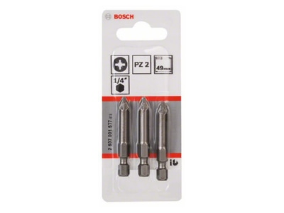 Produktbild 2 Bosch Power Tools 2607001577 Schrauberbit PZ 2 49mm VE3