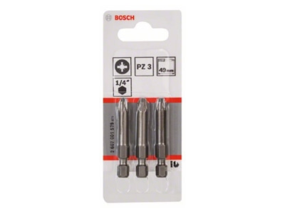 Produktbild 2 Bosch Power Tools 2607001579 Schrauberbit PZ 3 49mm VE3