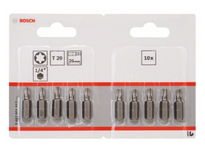 Produktbild 2 Bosch Power Tools 2607001612 Schrauberbit T20 25mm VE10