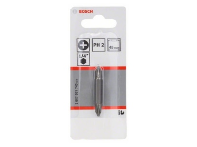 Produktbild 2 Bosch Power Tools 2607001740 Doppelklingenbit PH2  PH2  45mm