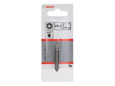 Produktbild 2 Bosch Power Tools 2607001742 Doppelklingenbit PZ2  PZ2  45mm
