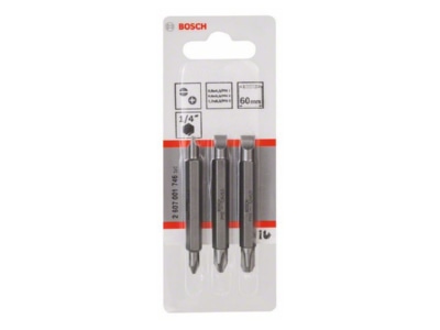 Produktbild 2 Bosch Power Tools 2607001746 Doppelklingenbit Set PH1 PH2  PH3 60mm