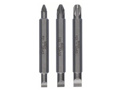Produktbild 1 Bosch Power Tools 2607001747 Doppelklingenbit Set PZ1 PZ2 PZ3 60mm