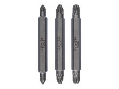 Produktbild 1 Bosch Power Tools 2607001749 Doppelklingenbit Set PZ1 PZ2 PZ3 60mm