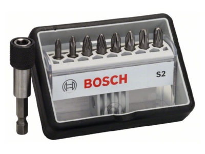 Produktbild 1 Bosch Power Tools 2607002561 Schrauberbit Set 8 1 tlg  S PZ
