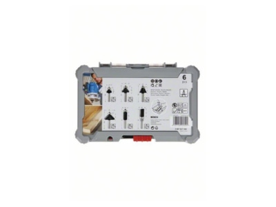 Produktbild 2 Bosch Power Tools 2607017469 Rand  Kantenfraeser 6 tlg Set  8mm