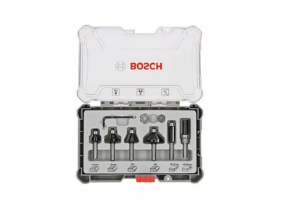 Produktbild 3 Bosch Power Tools 2607017469 Rand  Kantenfraeser 6 tlg Set  8mm