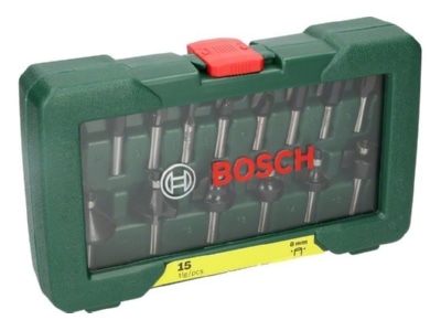 Produktbild 2 Bosch Power Tools 2607019469 Fraeser Set 8 mm Schaft VE15