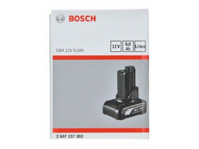 Produktbild 2 Bosch Power Tools 2607337302 12 V Stab Li Ion Akku mit ECP  6 0 Ah