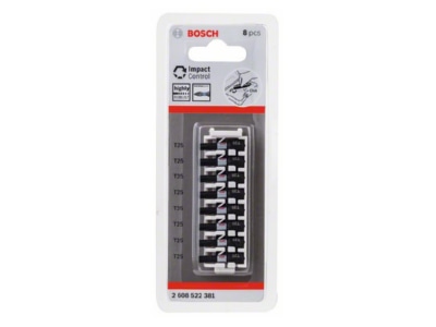 Produktbild 1 Bosch Power Tools 2608522381 Schrauberbit VE8 8xT25 