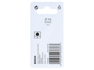 Produktbild 2 Bosch Power Tools 2608522469 Impact Control Bits PH3 VE2