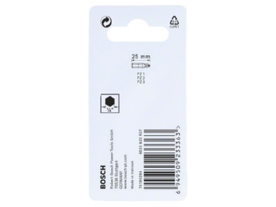 Produktbild 1 Bosch Power Tools 2608522471 Impact Control Bits PZ VE3