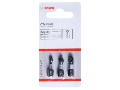 Produktbild 2 Bosch Power Tools 2608522471 Impact Control Bits PZ VE3