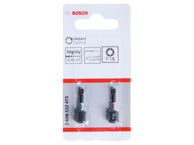Produktbild 1 Bosch Power Tools 2608522473 Impact Control Bits T15 VE2