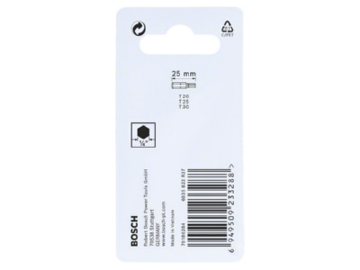 Produktbild 2 Bosch Power Tools 2608522479 Impact Control Bits T VE3