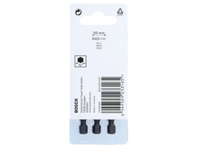 Produktbild 2 Bosch Power Tools 2608522491 Impact Control Bits PH VE3