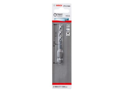 Produktbild Bosch Power Tools 2608577054 Metallspiralbohrer HSS Hex Schaf 4 2mm