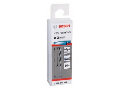 Produktbild 1 Bosch Power Tools 2608577188 Metallb HSSPointTeq 2 0 mm  10er Pack
