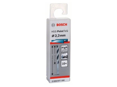 Produktbild 1 Bosch Power Tools 2608577190 Metallb HSSPointTeq 2 2 mm  10er Pack