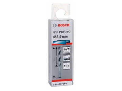 Produktbild 2 Bosch Power Tools 2608577203 Metallb HSSPointTeq 3 5 mm  10er Pack