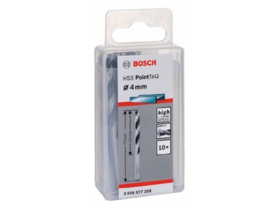Produktbild 2 Bosch Power Tools 2608577208 Metallb HSSPointTeq 4 0 mm  10er Pack