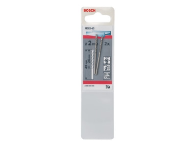 Produktbild Bosch Power Tools 2608585908 Metallspiralbohrer HSS G 2x24x49mm