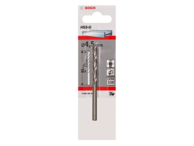 Produktbild Bosch Power Tools 2608585920 Metallspiralbohrer HSS G 4 5x47x80mm