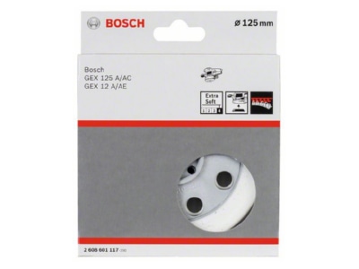 Produktbild 2 Bosch Power Tools 2608601117 Schleifteller hart extraweich 125mm