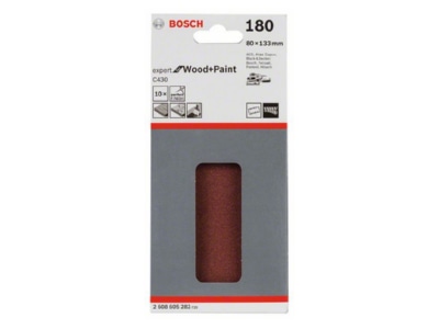 Produktbild 2 Bosch Power Tools 2608605282 Schleifblatt C430 80x133mm 180 VE10