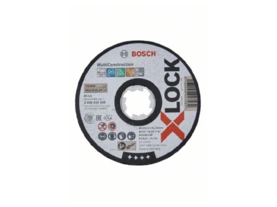 Produktbild 2 Bosch 2608619268 Trennscheibe X LOCK 115x1 0mm Rap Multi ger 