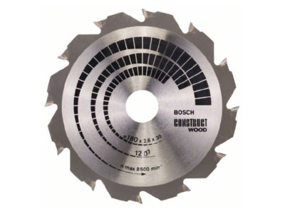 Produktbild 1 Bosch Power Tools 2608640632 Kreissaegeblatt Const 180x30 20x2 6mm 12