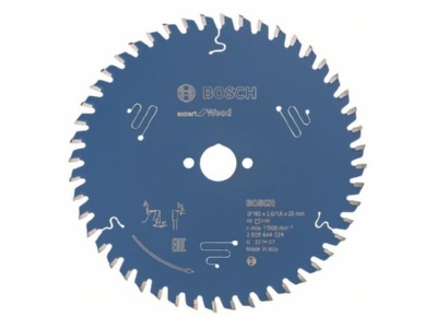 Product image 1 Bosch Power Tools 2608644024 Circular saw blade 165mm
